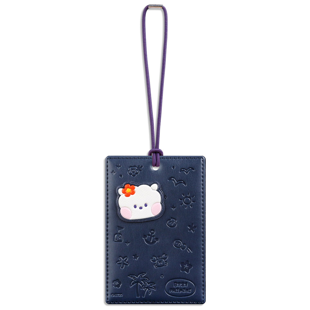 BT21 RJ Leather Patch Luggage Name Tag