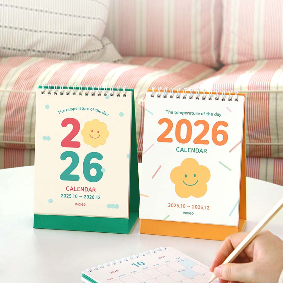2026 The Temperature Of The Day Desk Calendar