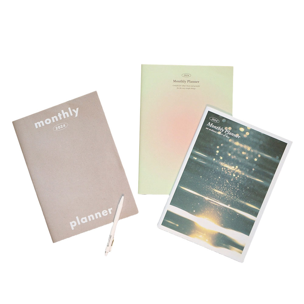 2024 Unique Mood A4 Dated Monthly Planner Scheduler