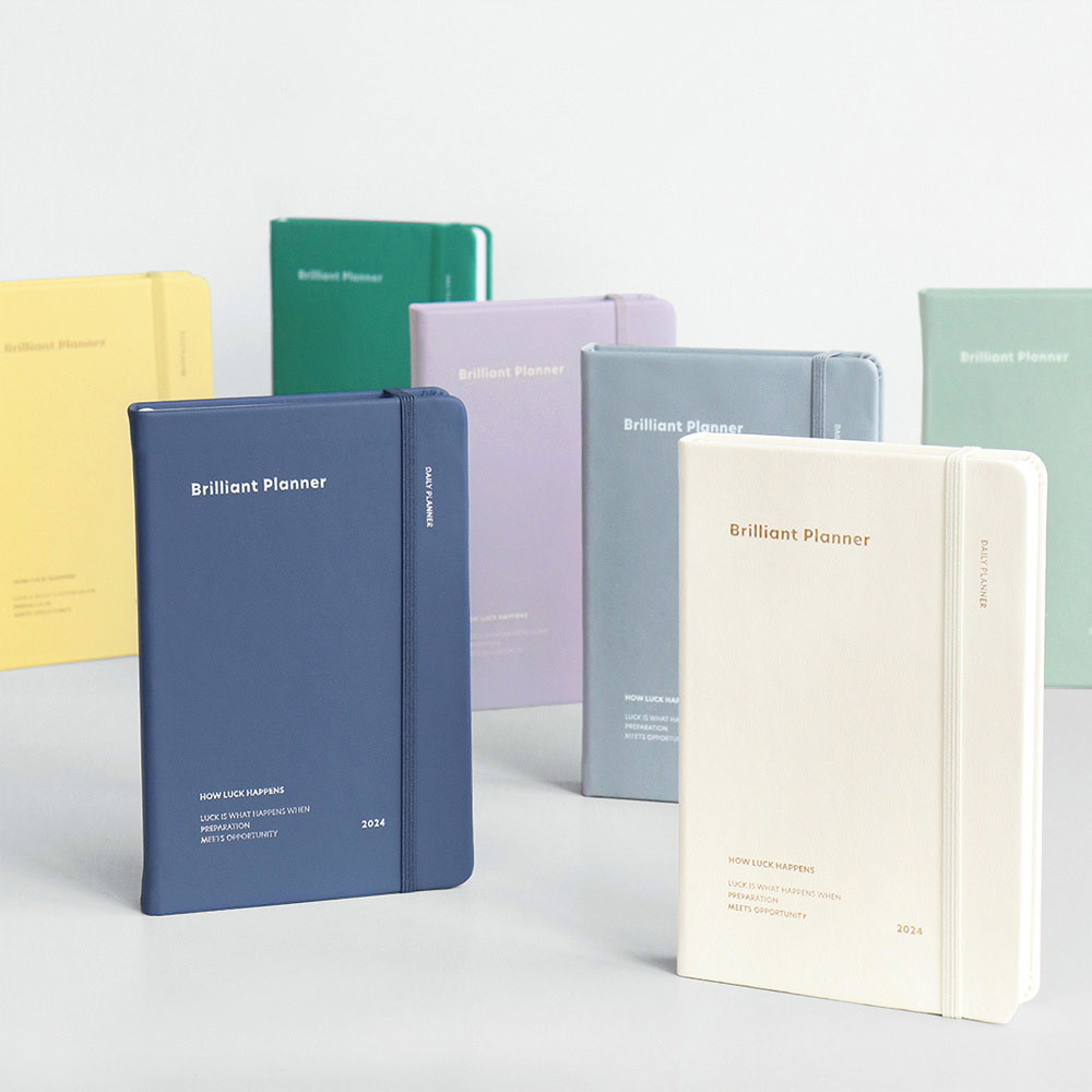 2024 Brilliant Dated Daily Planner Agenda