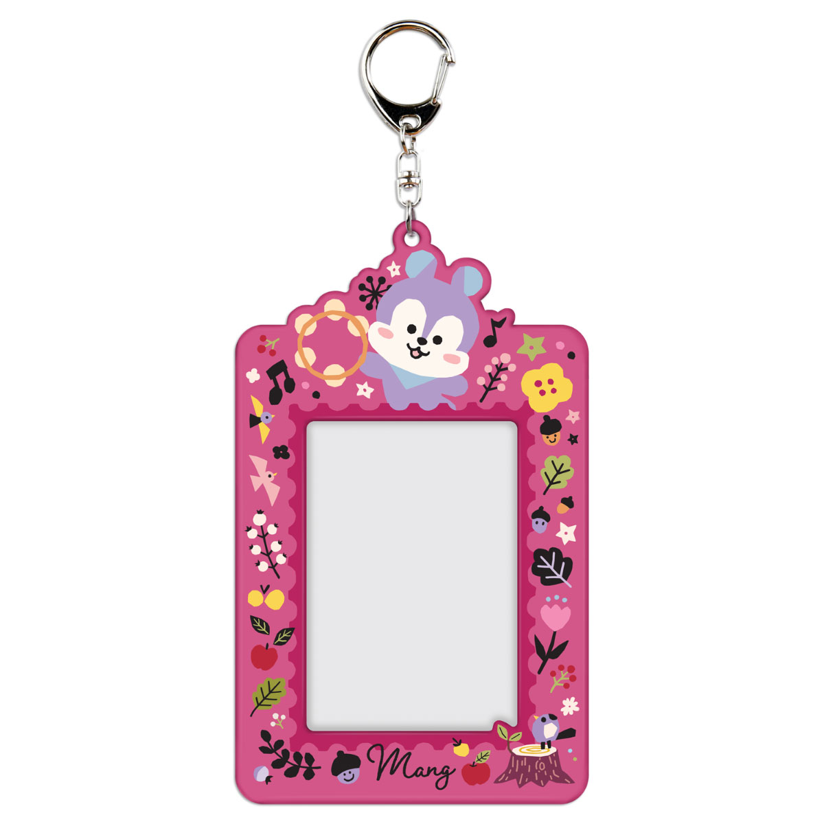 BT21 Mang Photo Holder with Key Ring Cute Stationery