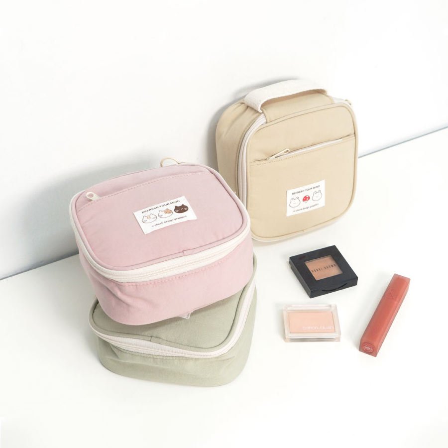 Refresh Your Mind Makeup Bag Cosmetic Pouch
