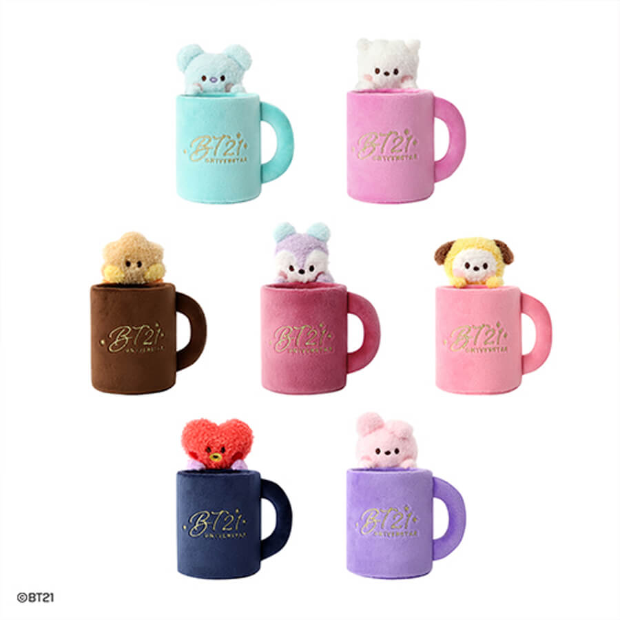 BT21 Minini Plush Desk Pen Holder | Cute Desk Organizer