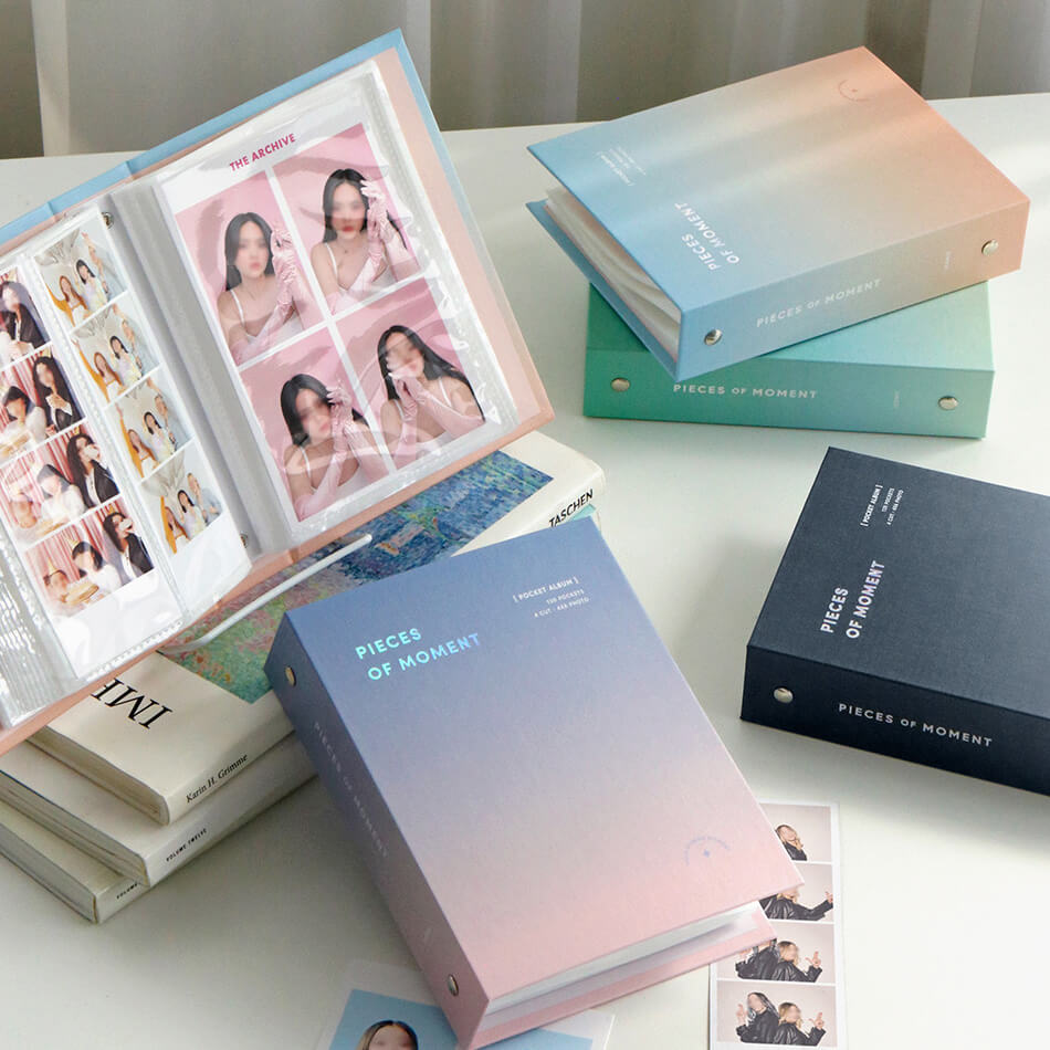 Store Memories with Photo Booth Album and 4X6 Photo Album