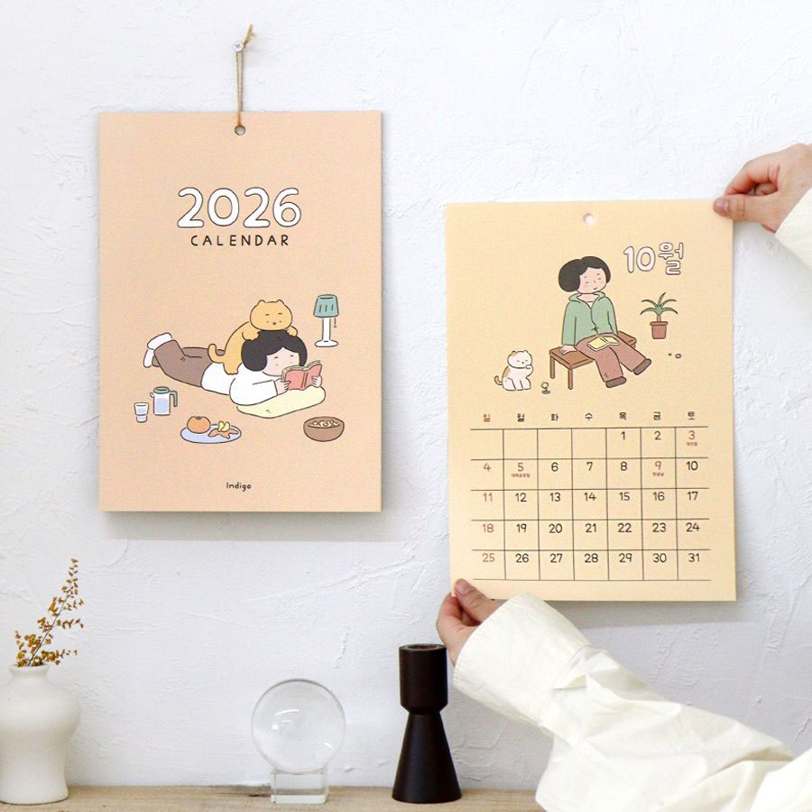 2026 Daily Life A4 Wall Calendar