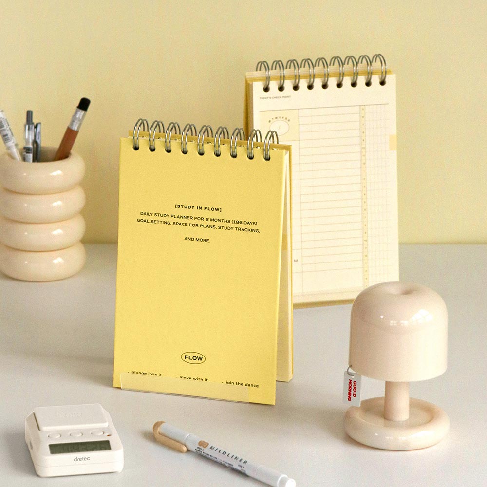 Flow 6 Months Desk Study Planner