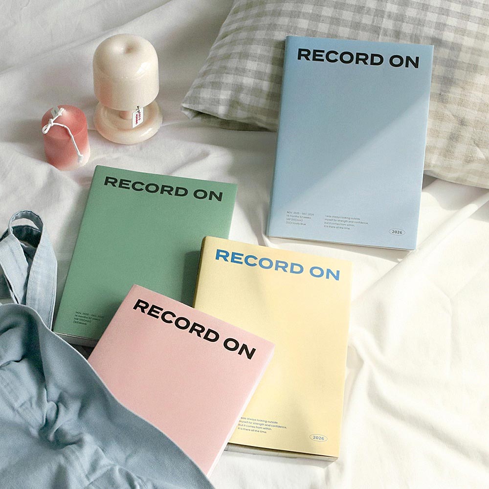 2026 Record On A5 Dated Weekly Diary Planner