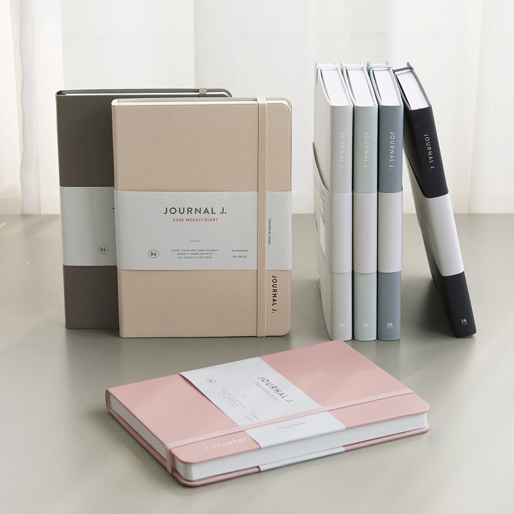 JOURNEY カレンダー & ポスターセット Iconic 2026 Journal Journey Planner - B6 Weekly Dated Diary