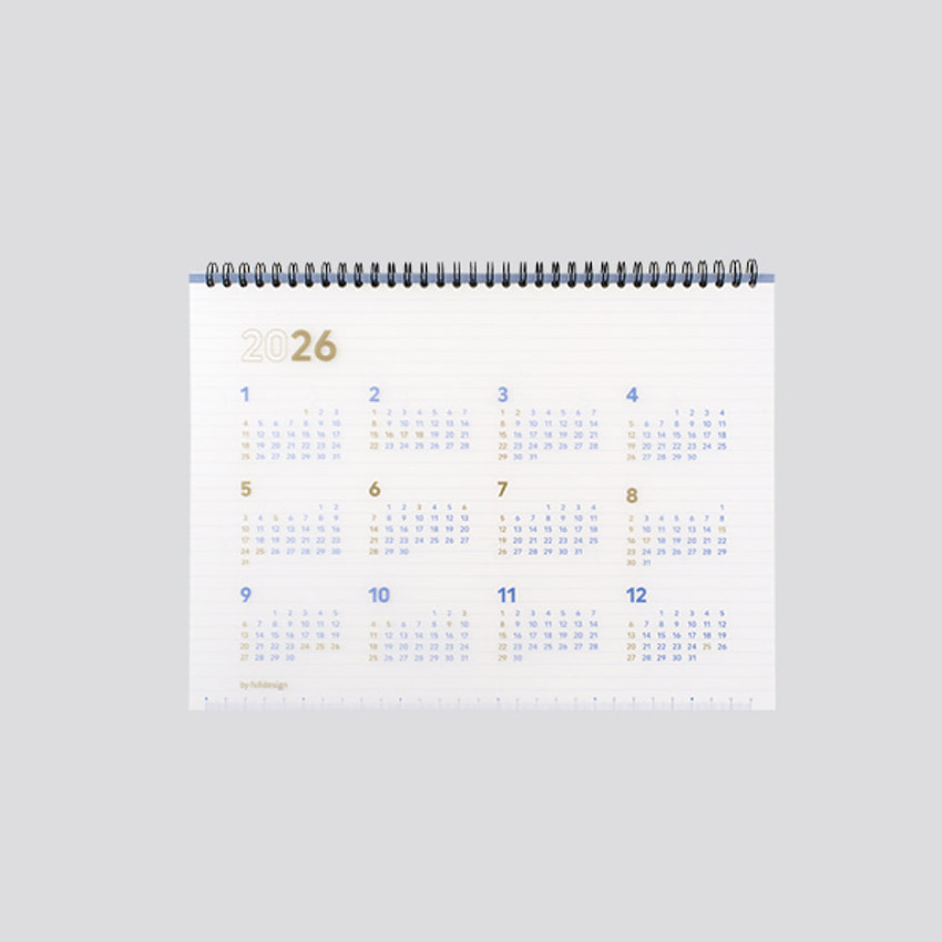 2026 Second A4 Wide Dated Weekly Planner