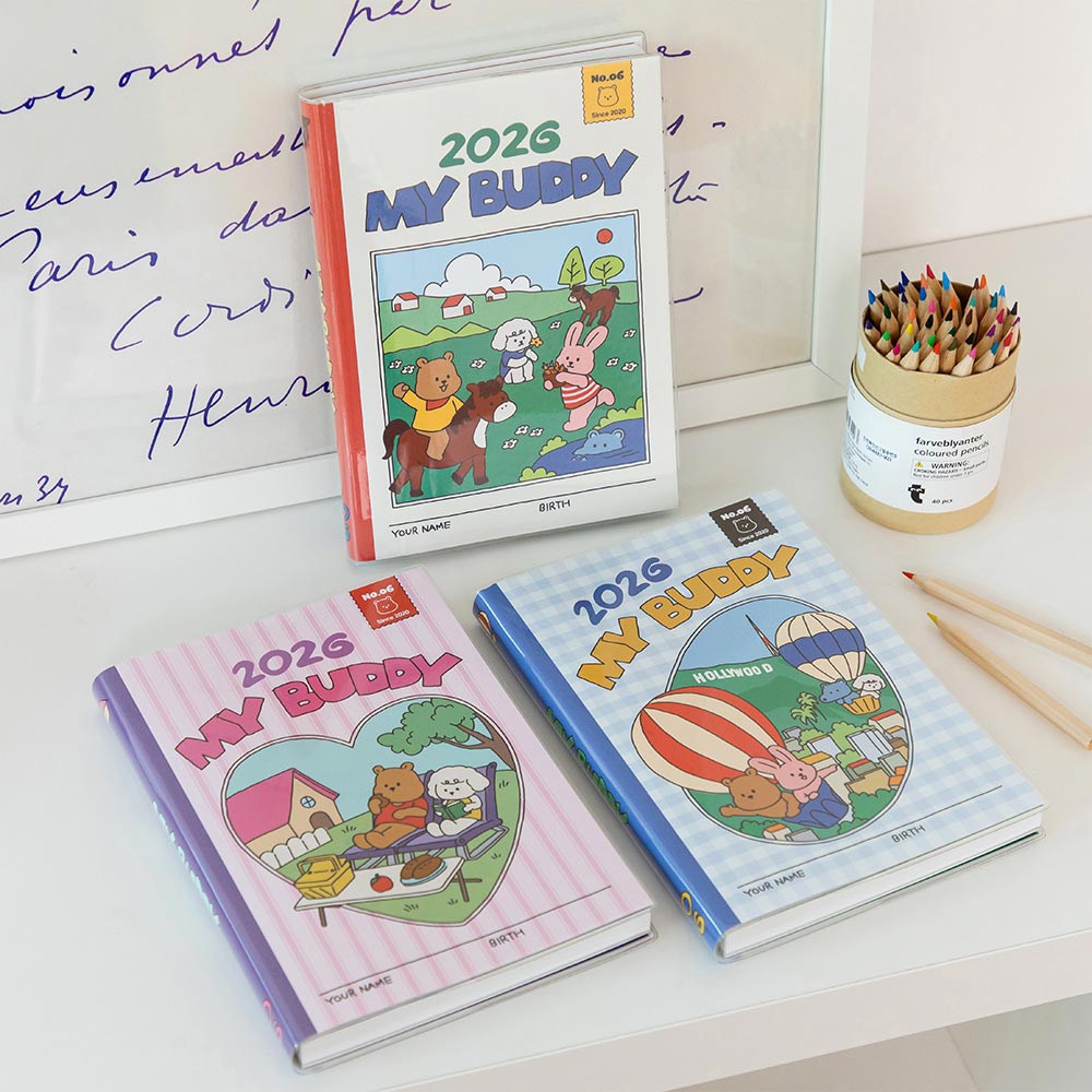 2026 My Buddy Dated Weekly Diary
