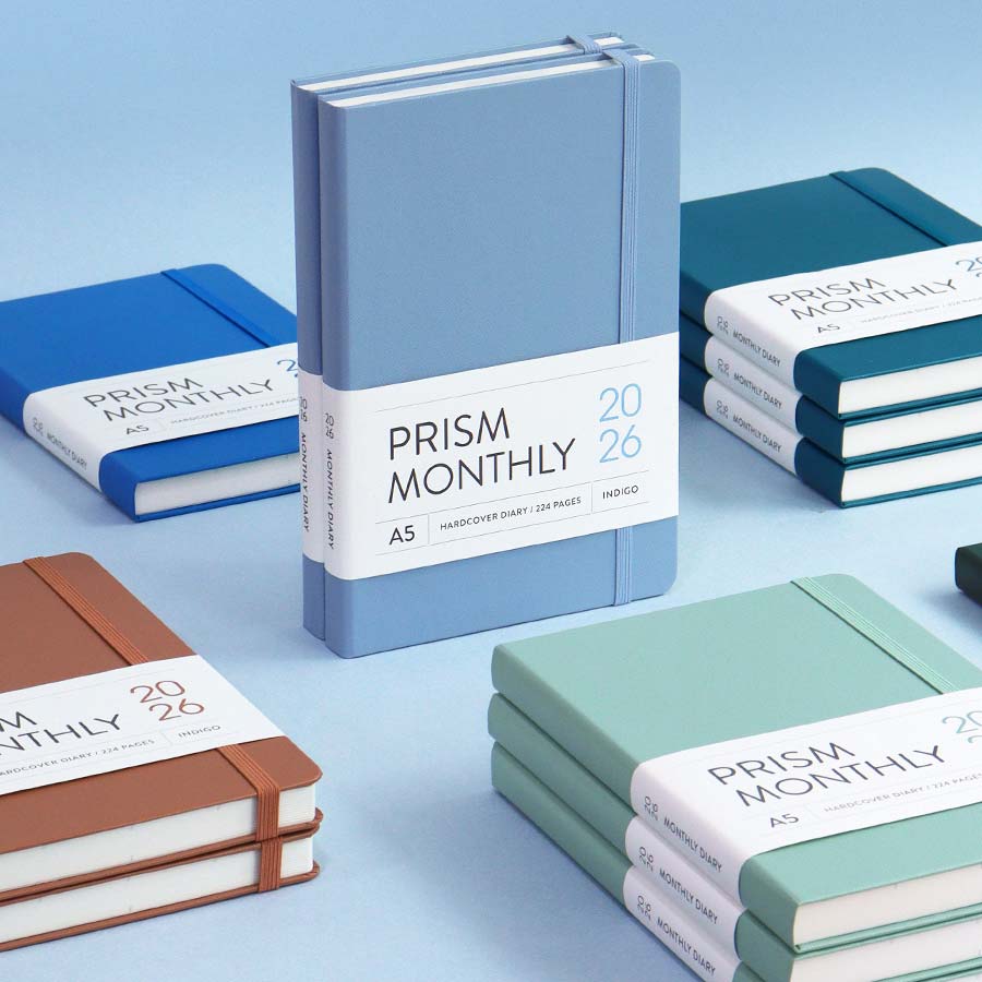 2026 Prism A5 Dated Monthly Planner