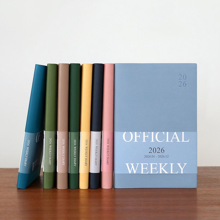 2026 Official 12 Months B6 Dated Weekly Planner
