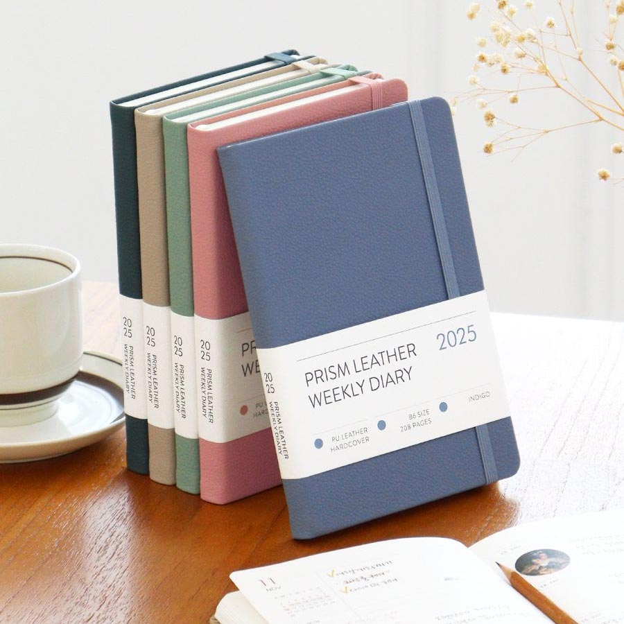 2025 Prism Leather B6 Dated Weekly Planner