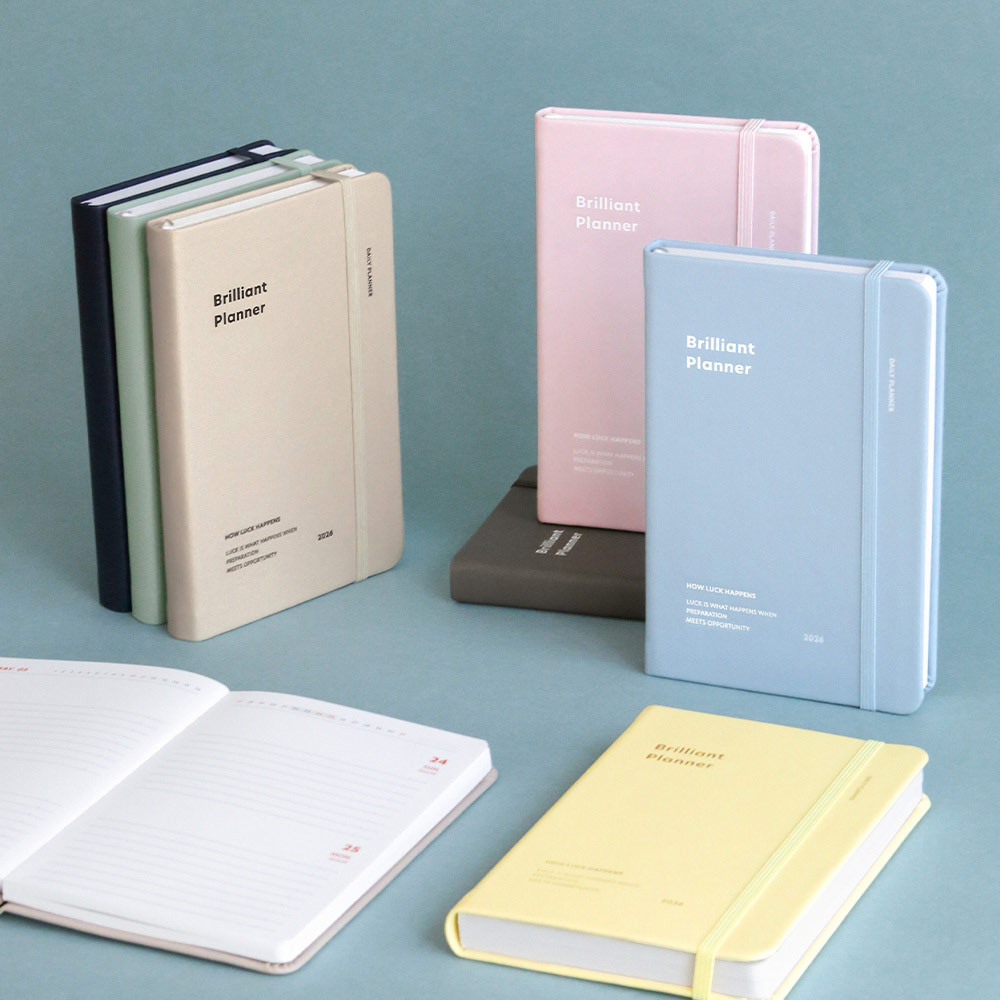2026 Brilliant Dated Daily Planner