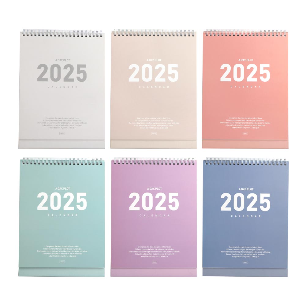 2025 A Day Plot B5 Desk Calendar