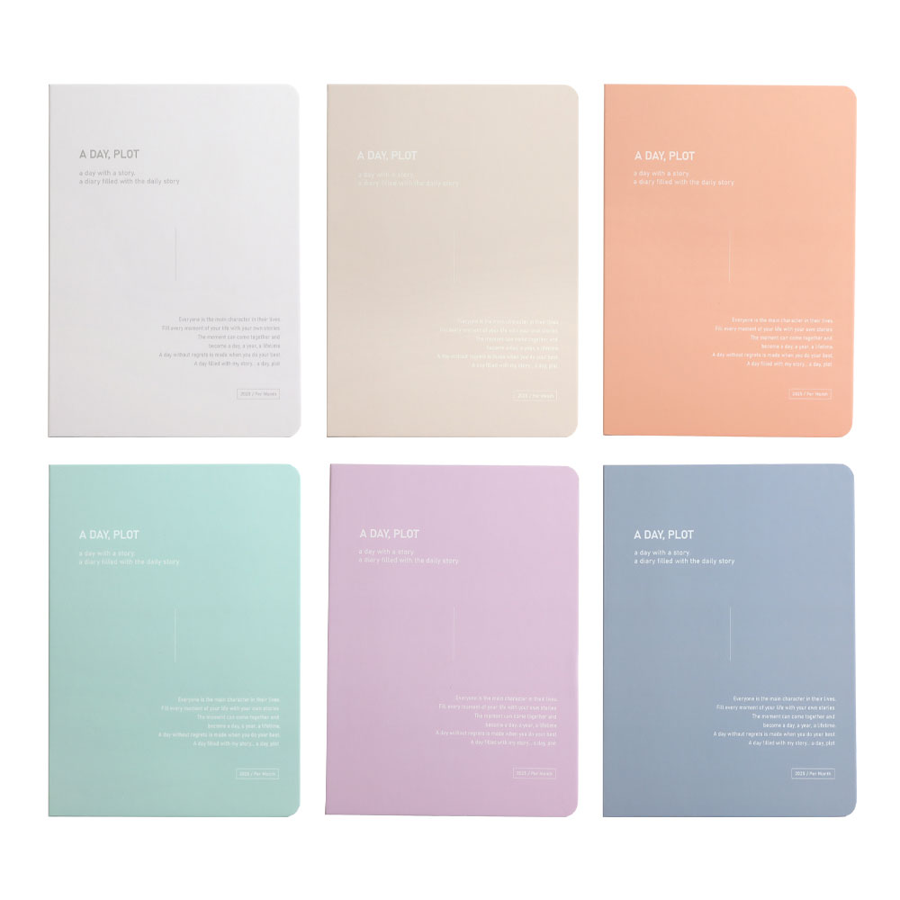2025 A Day Plot A5 Dated Monthly Planner
