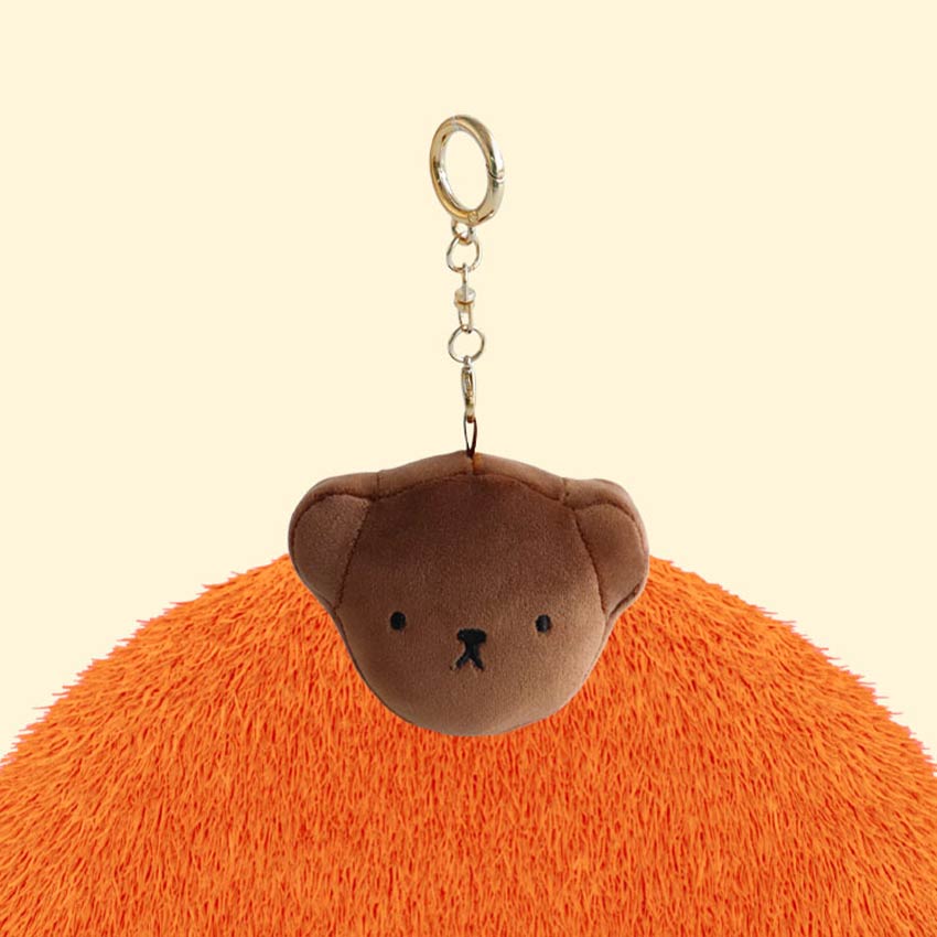 Boris Face O-Clip Keyring