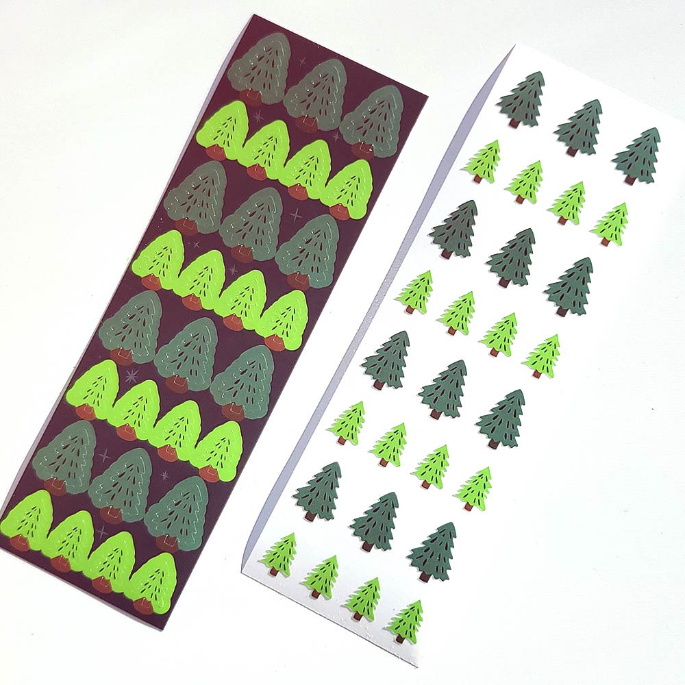 Tree Slim Paper Sticker