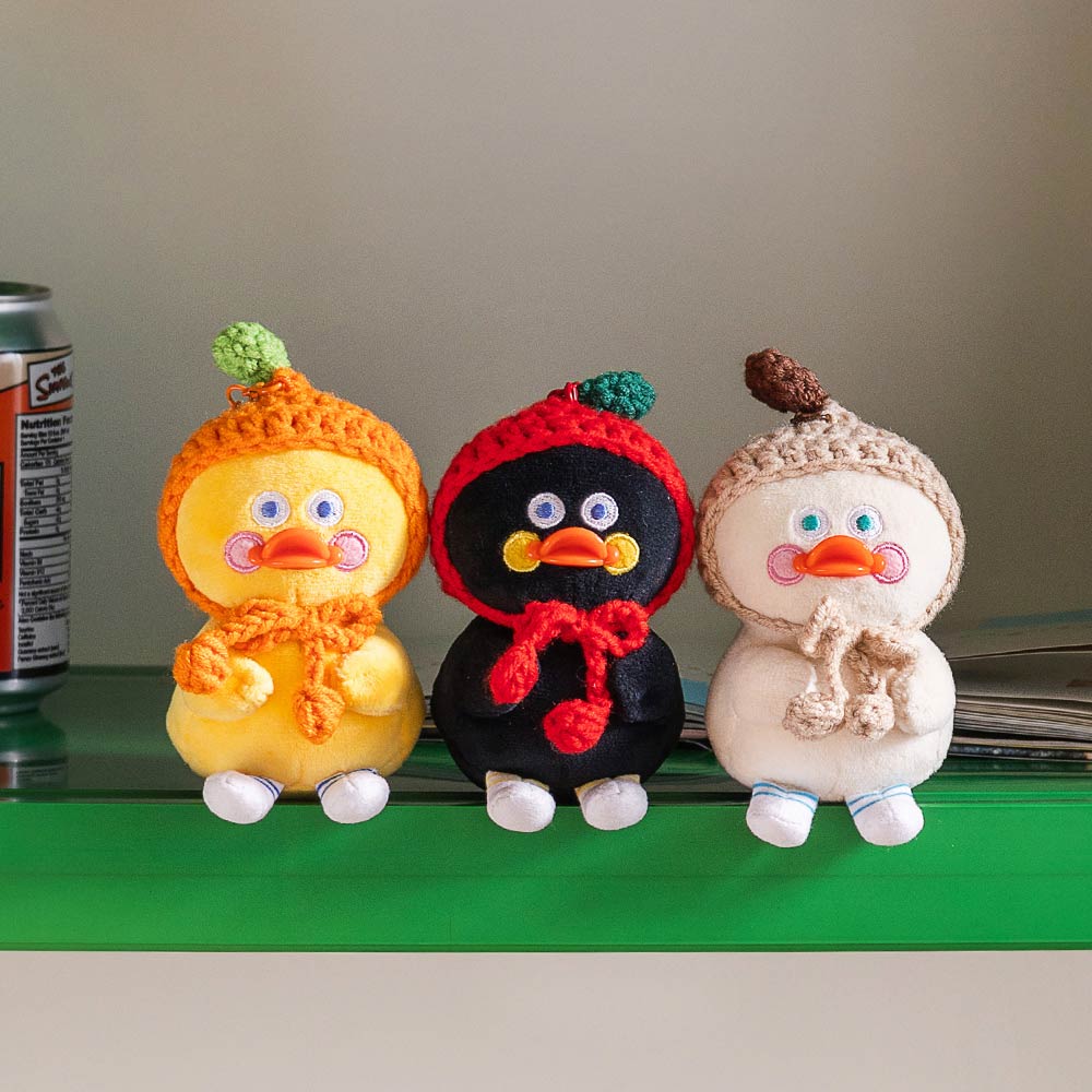 Romane Brunch Brother Woolly Hat Duck Keyring Keychain
