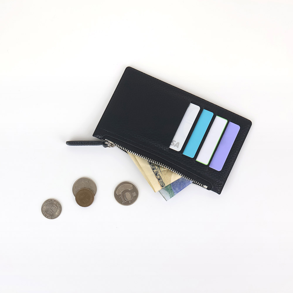 Slim Zippered Card Holder