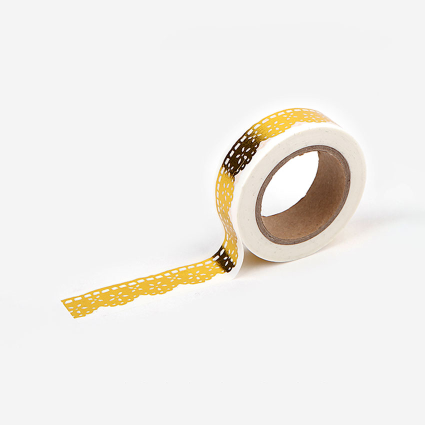 Lily Gold Single Washi Masking Tape