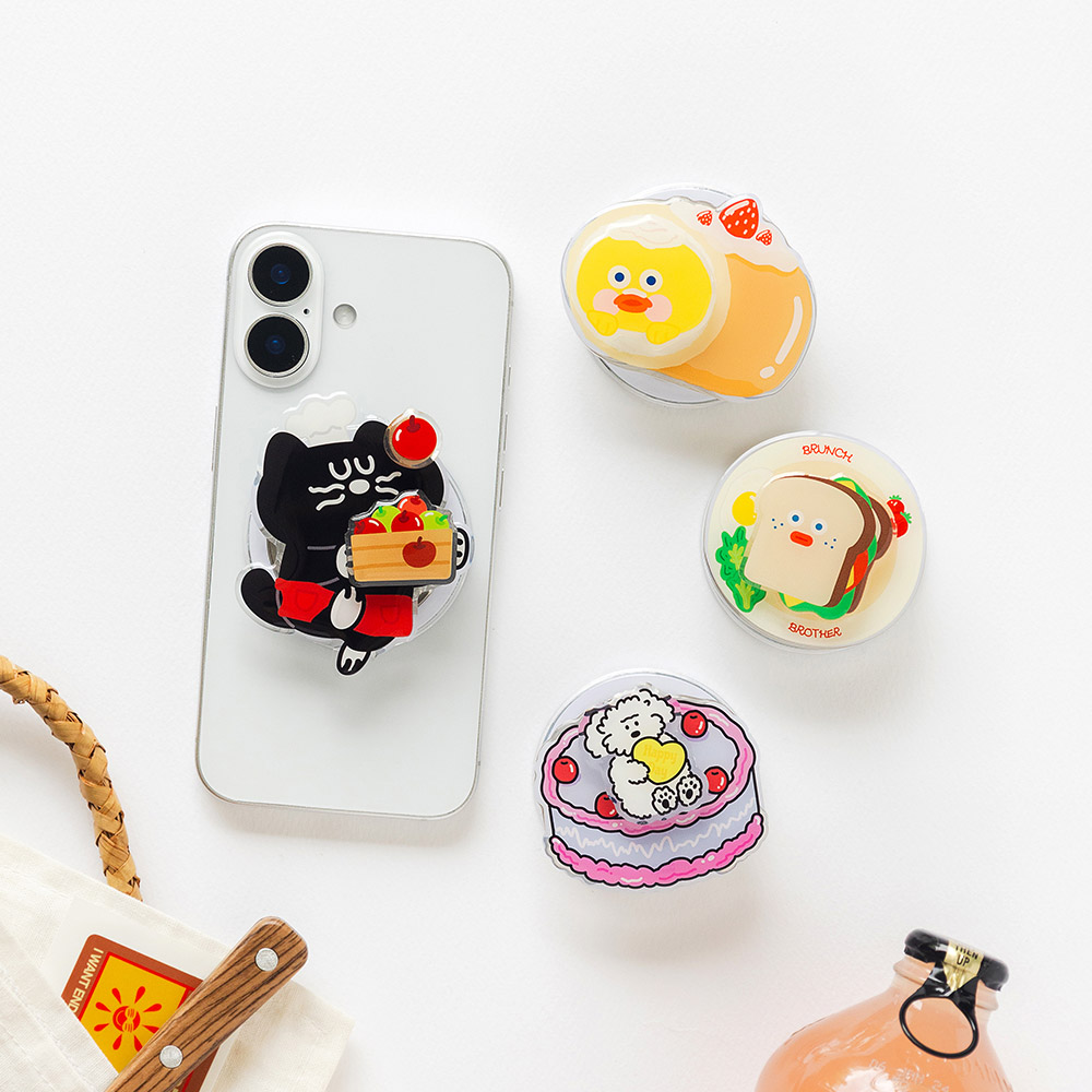 Brunch Brother Dessert Magsafe Phone Grip with Mirror & Spinner