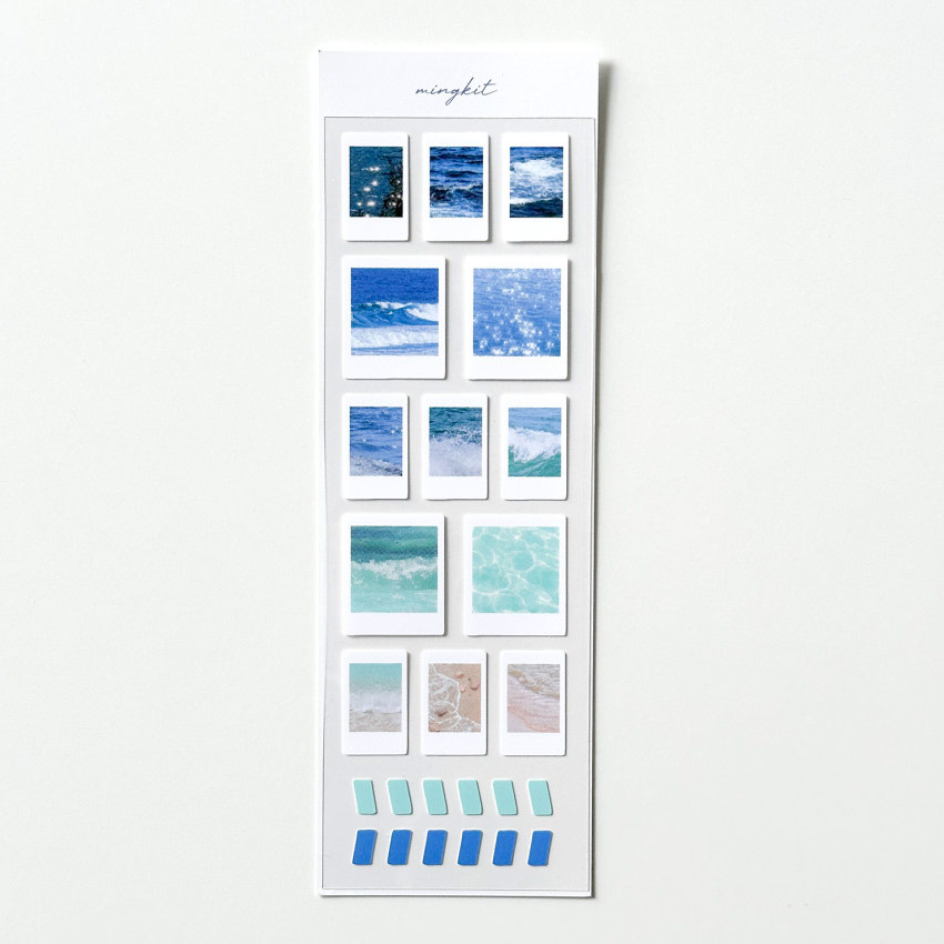 Ocean Instant Photo Removable Sticker