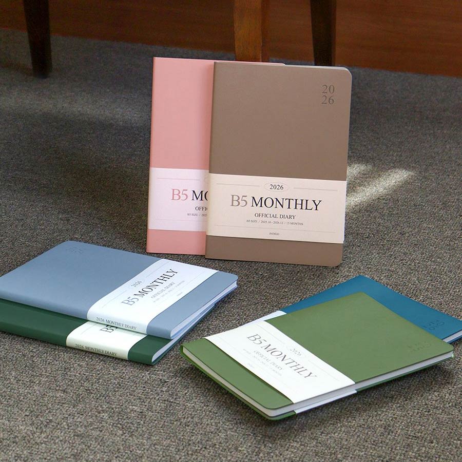 2026 Official B5 Dated Monthly Planner Scheduler