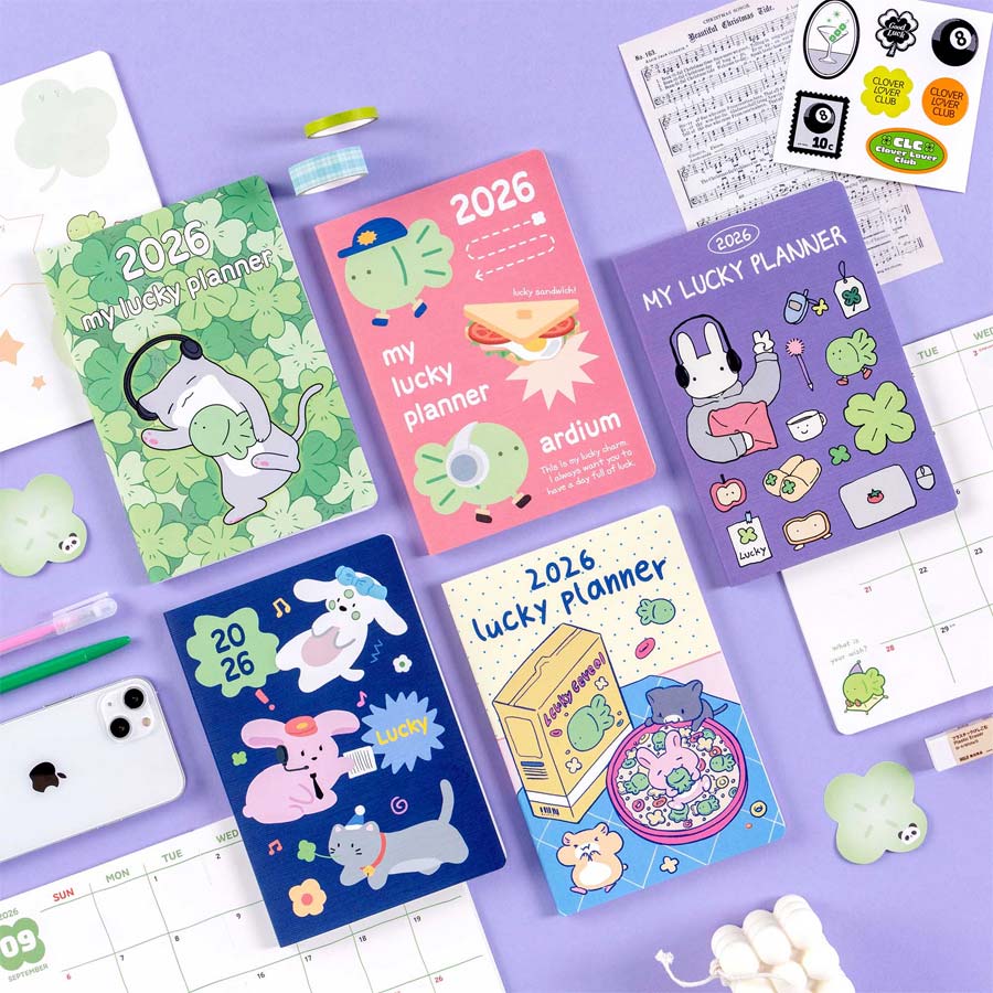2026 Lucky Dated Monthly Planner