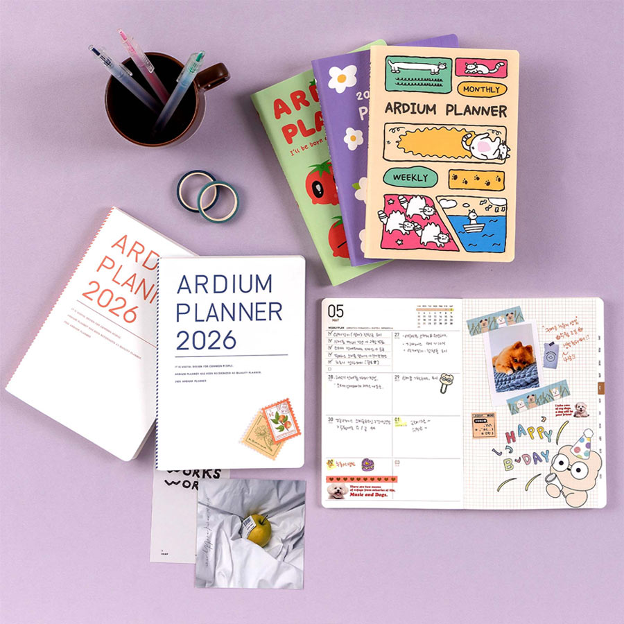 2026 Simple Light Medium Dated Weekly Planner