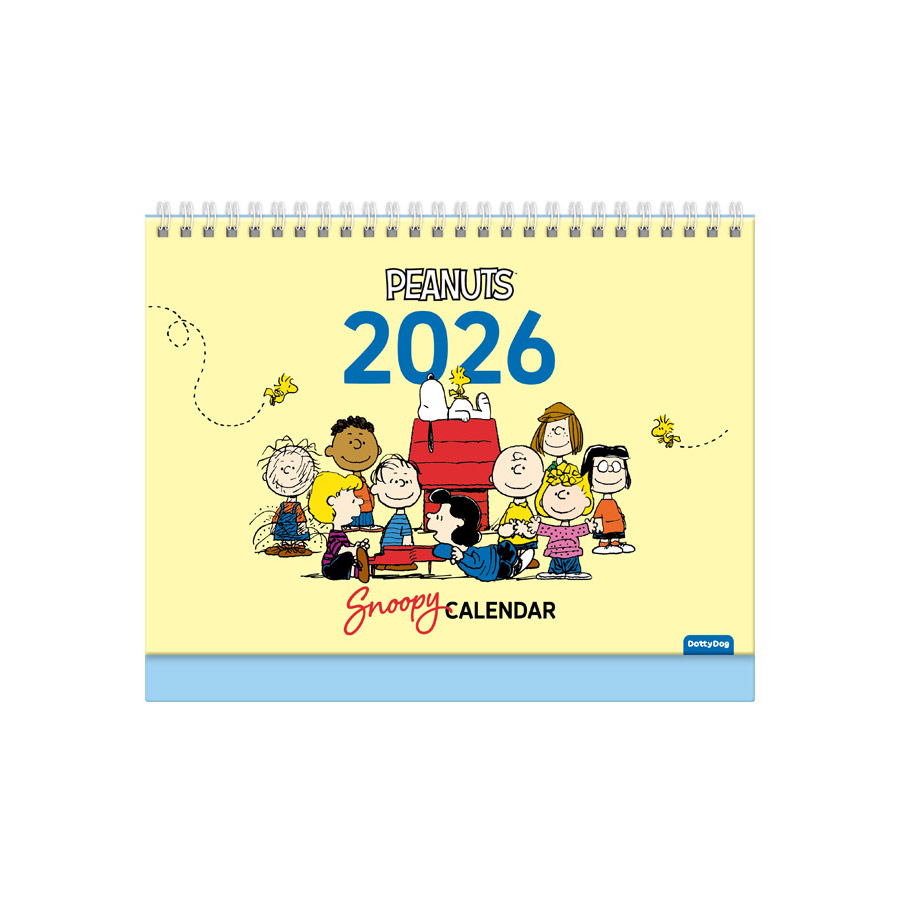 2026 Snoopy Desk Calendar