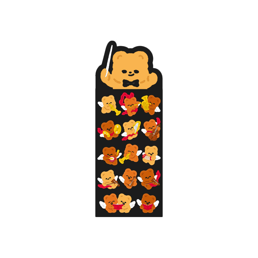 Cupid Bear Concert Paper Sticker