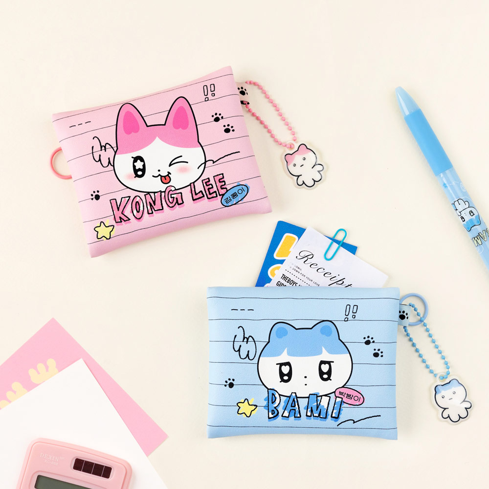 Golgolz Mini Pouch Keyring | Cute Character Card Wallet