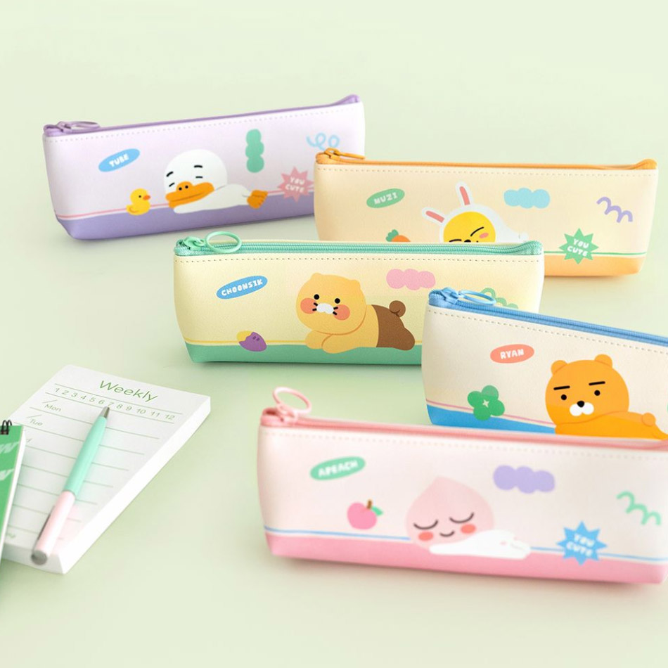 Kakao Friends Triangle Zipper Pencil Case
