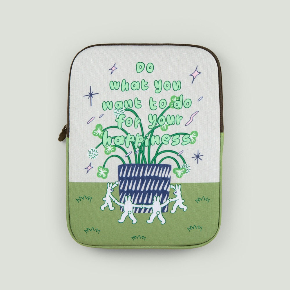 Happiness Clover iPad Tablet & 13-inch Laptop Sleeve