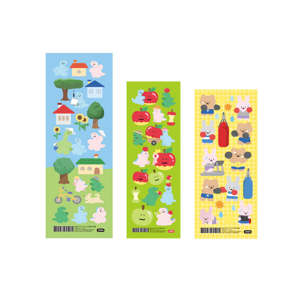 Cute Decorative Sticker 151-156