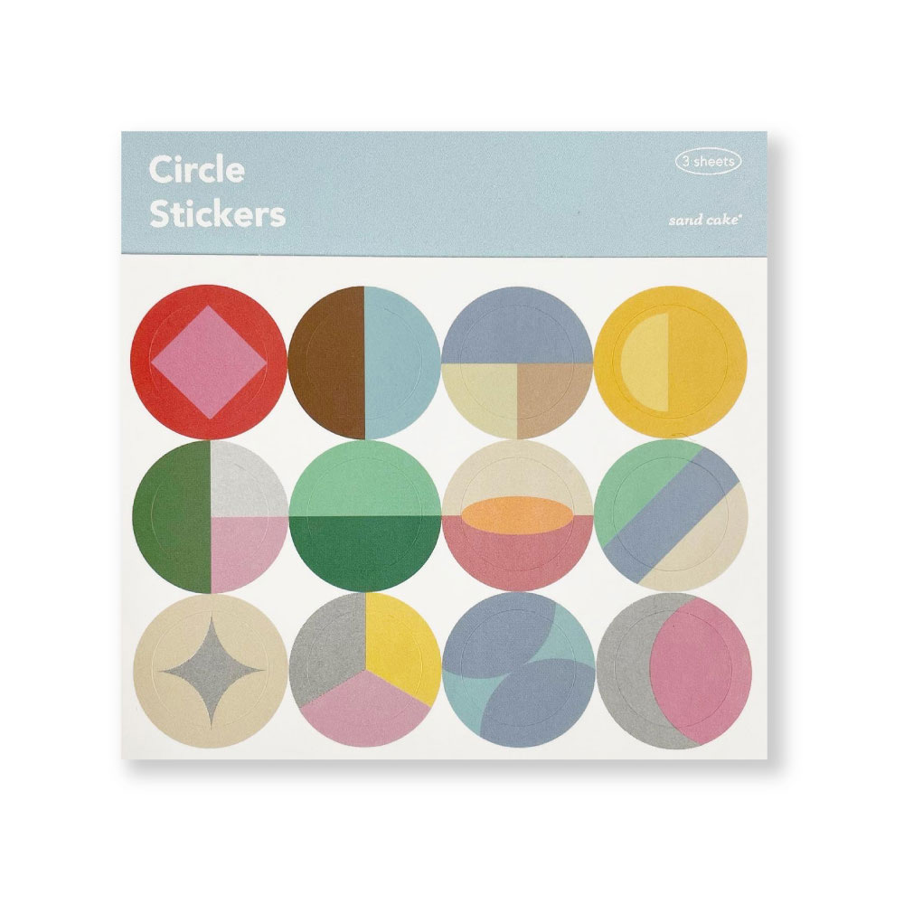 Marble Circle Paper Sticker Pack
