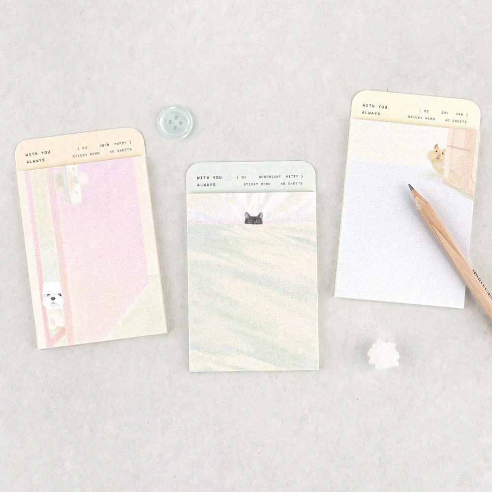 With You Always Sticky Notes Pad