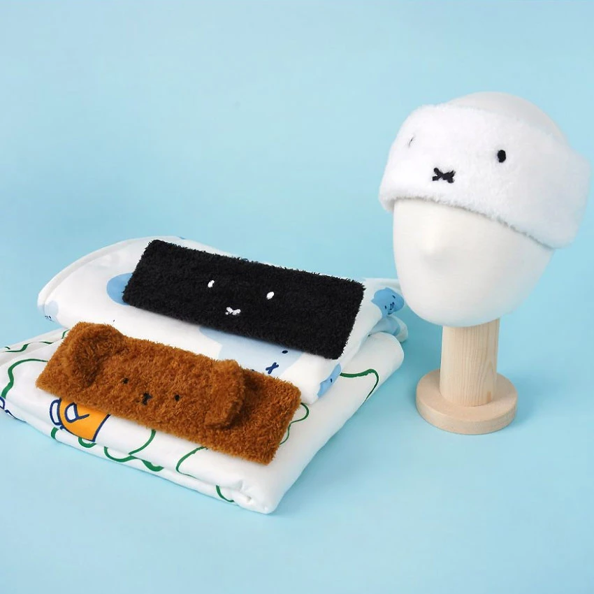 Miffy Plush Spa Headband for Skincare