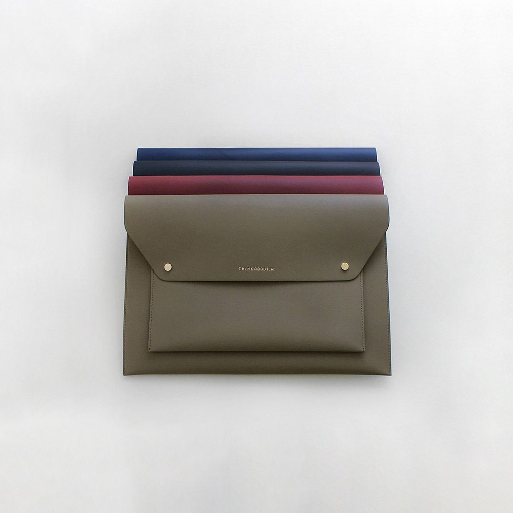 Think About Light Synthetic Leather 15" Laptop Sleeve