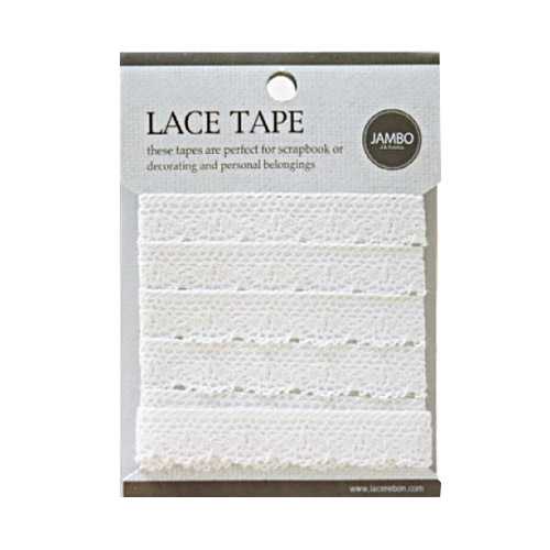 J&Bobbin Adhesive cotton lace tape M beige - 02