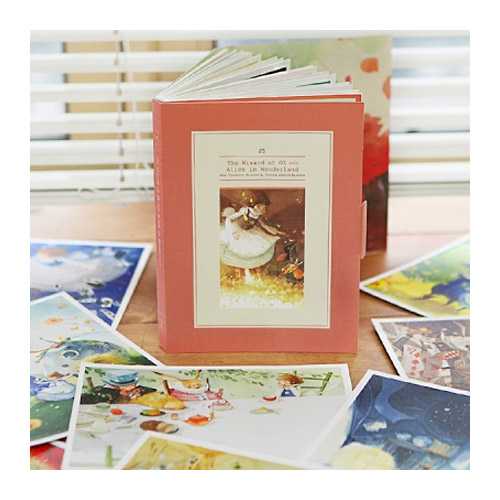 Indigo The fairy tale story illustration  postcard book - Kim min ji