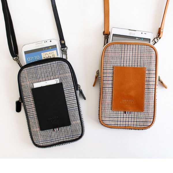 Indigo The basic canvas mini messenger bag for smartphone ver.2