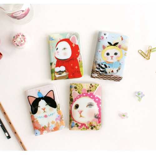 Jetoy Choo Choo cat play pocket card case holder