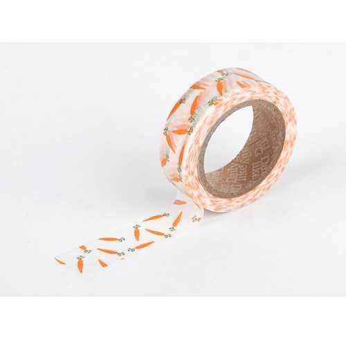 Dailylike 0.59X11yd deco Masking tape single - carrot Dailylike 0.59X11yd deco Masking tape single - carrot