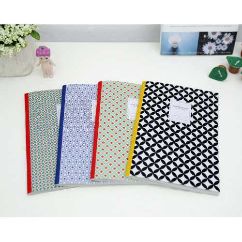 Rollercoaster Pattern A5 lined notebook