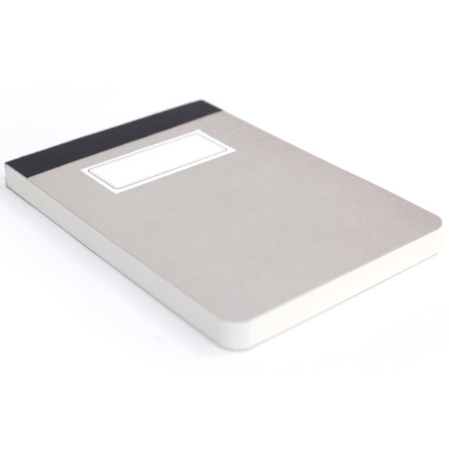 Page25 Natural and Pure warm gray medium plain notebook