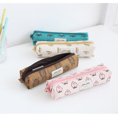 Livework Jam Jam pattern round zipper pencil case