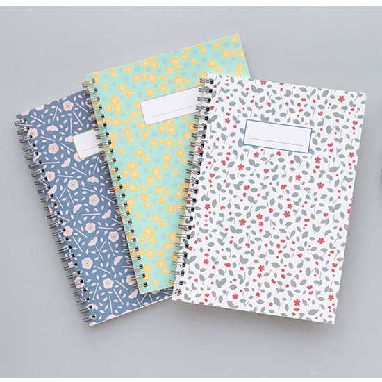 Livework Promenade wirebound lined notebook