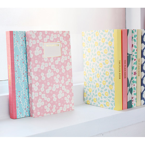 Livework Promenade flower pattern plain notebook